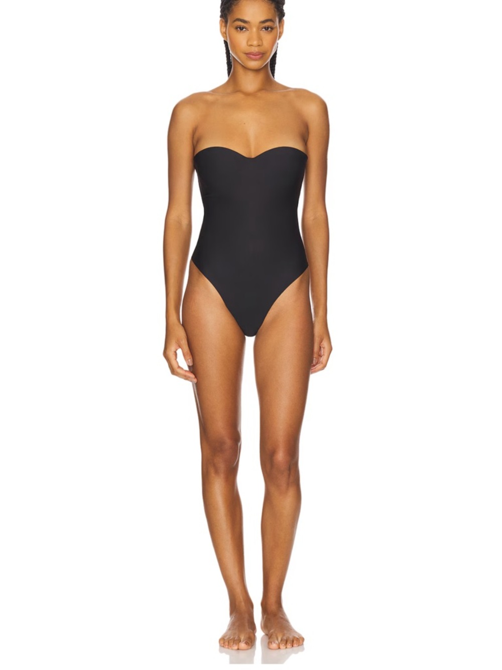 Body Molded Underwire Bodysuit in Onyx